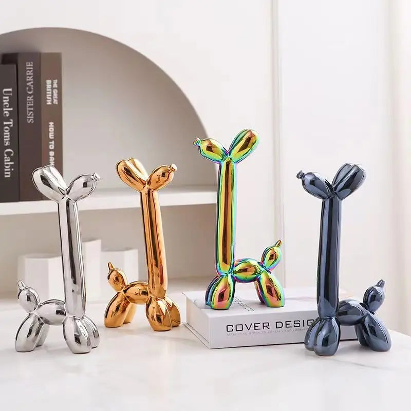 Long Neck Balloon Dog Sculpture